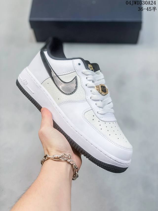 公司级带半码 耐克nike Air Force 1 Low 空军一号低帮休闲板鞋 打造纯正空军版型#专注外贸渠道 全掌内置蜂窝气垫 #原盒配件 原厂中底钢印、拉