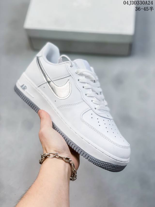 公司级带半码 耐克nike Air Force 1 Low 空军一号低帮休闲板鞋 打造纯正空军版型#专注外贸渠道 全掌内置蜂窝气垫 #原盒配件 原厂中底钢印、拉