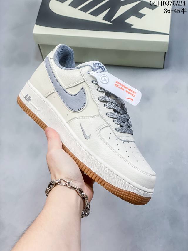 公司级带半码 耐克nike Air Force 1 Low 空军一号低帮休闲板鞋 打造纯正空军版型#专注外贸渠道 全掌内置蜂窝气垫 #原盒配件 原厂中底钢印、拉