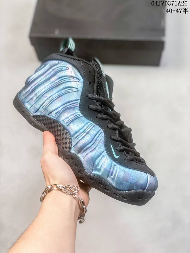 公司级带半码nike Air Foamposite 花卉喷 梅花喷 情人节 314996-012 尺码：40-47半 编码：04Jvd371A26