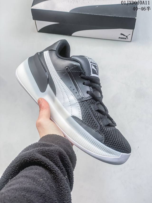 Puma Clyde Hardwood 彪马 库兹马战靴 低帮 网面透气 舒适脚感 避震实战篮球鞋 尺码40-46半 01Jxd010A11