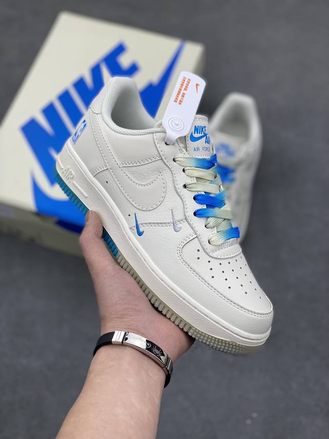 Nk Air Force 1'07 Low 白蓝 Nba全明星主题 空军一号低帮休闲板鞋 #原装鞋盒 3M反光 定制皮料 原楦原纸板 水晶双色大底 纯正版型 高