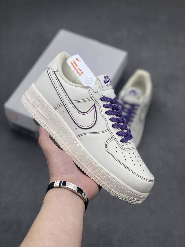 海外限量发售 原装版本 Nike Air Force 1 Low '07 “兔八哥”白绿满天星 低帮空军一号休闲板鞋 定制皮料 3M反光 原楦原纸板 纯正版型