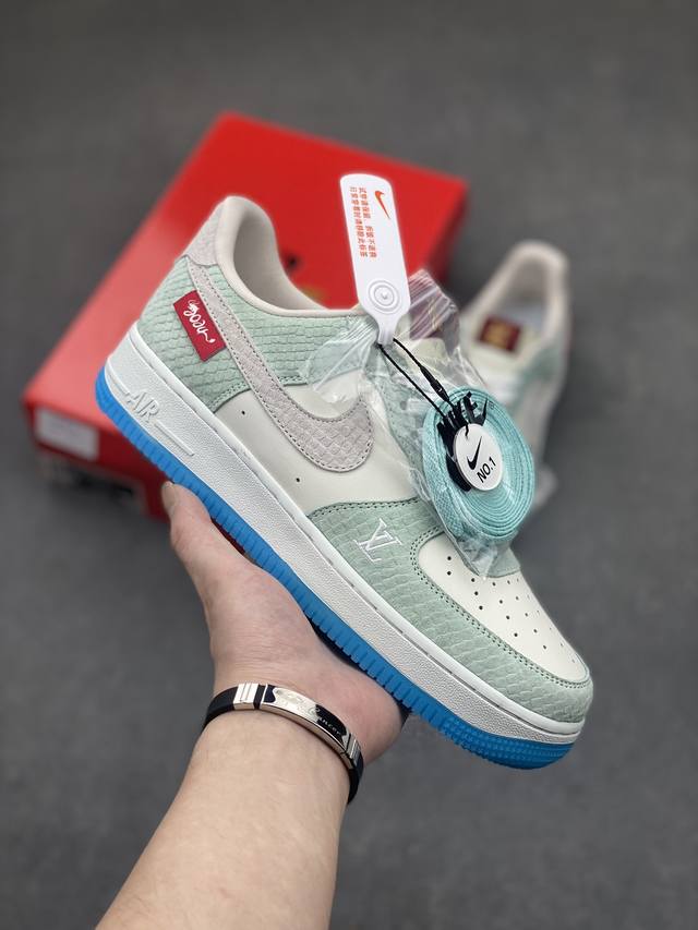 海外限量发售！公司级nike Air Force 1 '07 Low “中国年限定--龙鳞” 空军一号 低帮 运动鞋 休闲鞋 折边针车 工艺难度大 原楦头原纸板