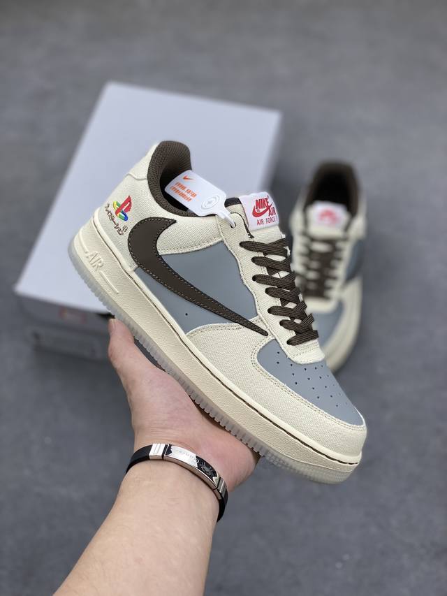 Nike Air Force 1 Low 07 X Ts X Playstation 索尼三方联名 原楦头原纸板 打造纯正低帮空军版型 专注外贸渠道 全掌内置蜂