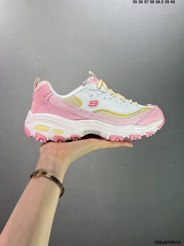 斯凯奇 斯凯捷 真标新品 韩国明星们的新宠思凯奇skechers Mh2 熊猫系列 韩国街头除了nb鞋之外就是这个运动鞋了.Evu增高大底 记忆鞋垫 穿上非常轻