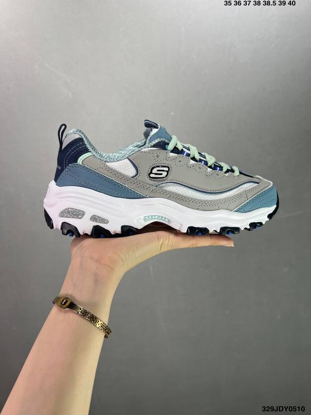 斯凯奇 斯凯捷 真标新品 韩国明星们的新宠思凯奇skechers Mh2 熊猫系列 韩国街头除了nb鞋之外就是这个运动鞋了.Evu增高大底 记忆鞋垫 穿上非常轻