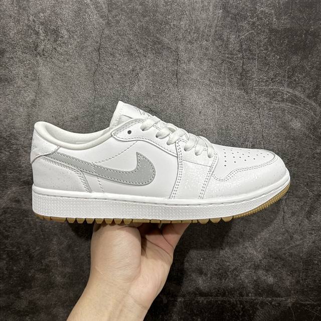 Dt纯原 Air Jordan Aj1 Low Golf 高尔夫 白生胶dd9315-111 市面唯一纯原级别 完美零毛边处理 原厂内置全掌气垫 价格定位良心