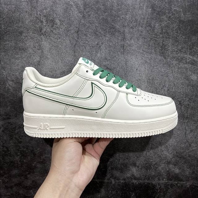 公司级 海外限量发售 原装版本 Nike Air Force 1 Low '07 “兔八哥”白绿满天星 低帮空军一号休闲板鞋 定制皮料 3M反光 原楦原纸板 纯