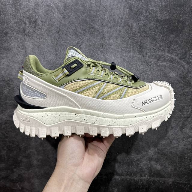 Ok版本 Moncler 盟可睐 蒙口 Trailgrip Gtx 抗撕裂材质山地户外鞋 鞋身采用cordura防撕裂尼龙 Gore-Tex防水材质 中底内置全