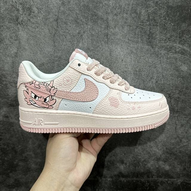 公司级 Nk Air Force 1'07 Low 蒸汽木偶 Cny龙年限定 泷泷 堆堆袜可爱风 空军一号低帮休闲板鞋 #限定礼盒 定制皮料 原厂3D打印 定制