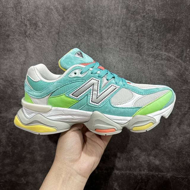 纯原版 New Balance Nb9060 联名款 复古休闲运动慢跑鞋 U9060Dbt 全套原楦原纸板原厂数据开发 进口三明治网面 原装进口翻毛皮料正确绒感