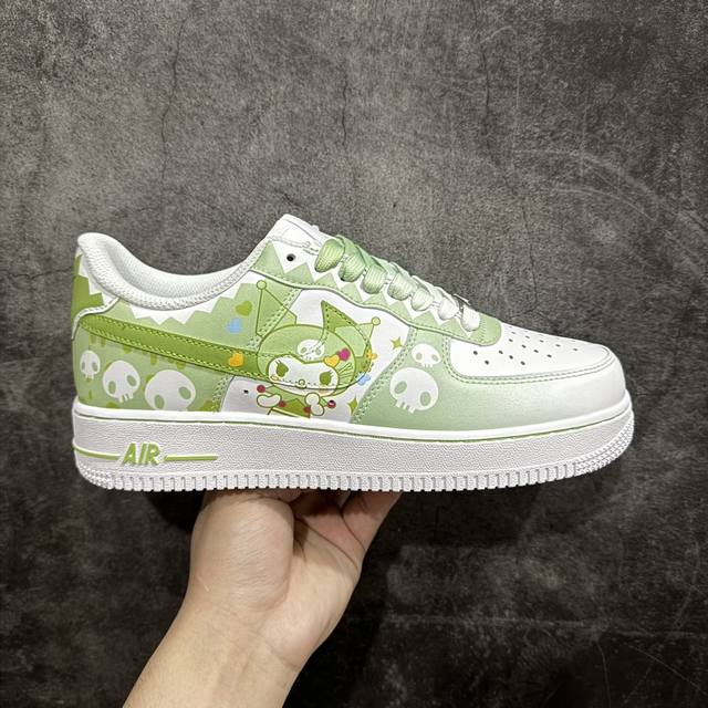 公司级 创意涂鸦定制配色，耐克nike Air Force 1'07 Low Retro Skeleton Hexenbiest 空军一号低帮经典百搭休闲运动板