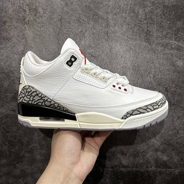 Owf版 Air Jordan Aj3 Retro 复古白水泥 Dn3707-100 尺码：40-47.5 外贸大厂 第一次做aj3代 价格略贵 参考一下