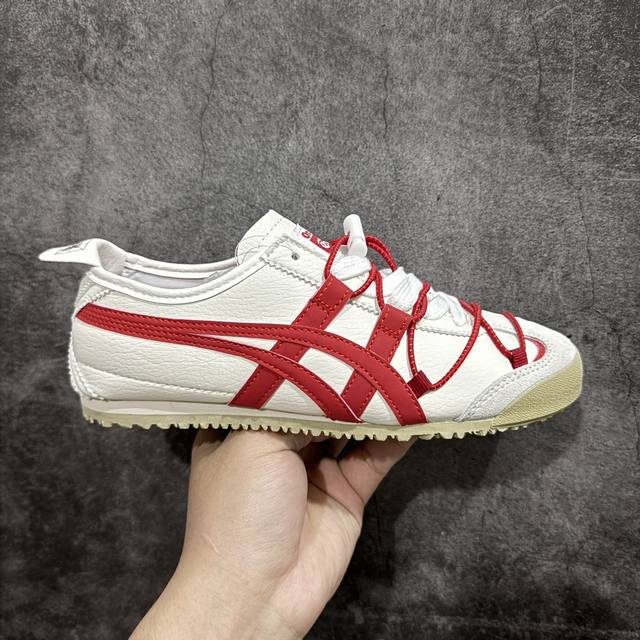 神版 Onitsuka Tiger鬼塚虎mexico 66龙年限定 鞋后跟加入了中国风元素龙吟虎啸 圆头舒适减震耐磨低帮跑步鞋 码数：36 37 37.5 38