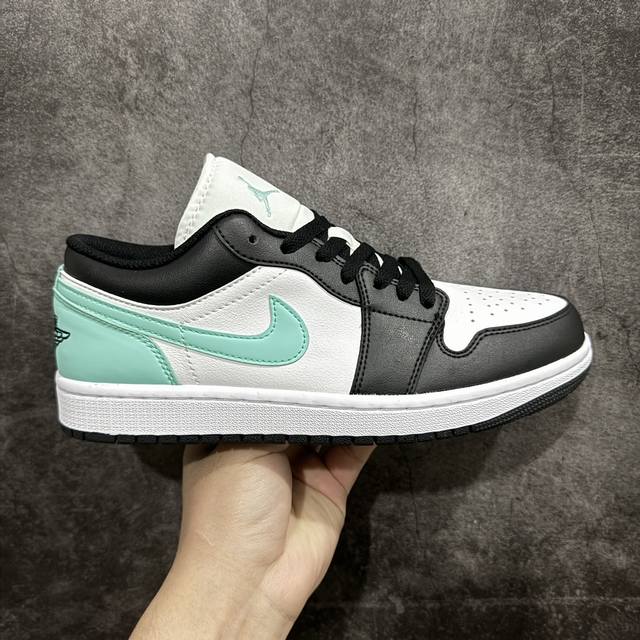 Vt版本 Air Jordan 1 Low 乔丹1代低帮白黑绿 货号：553558-131 全新流水线出品 Dt版本唯一平替选择 市场第二梯队最强版 全部原鞋开