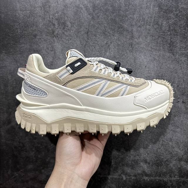 Ok版本 Moncler 盟可睐 蒙口 Trailgrip Gtx 抗撕裂材质山地户外鞋 鞋身采用cordura防撕裂尼龙 Gore-Tex防水材质 中底内置全