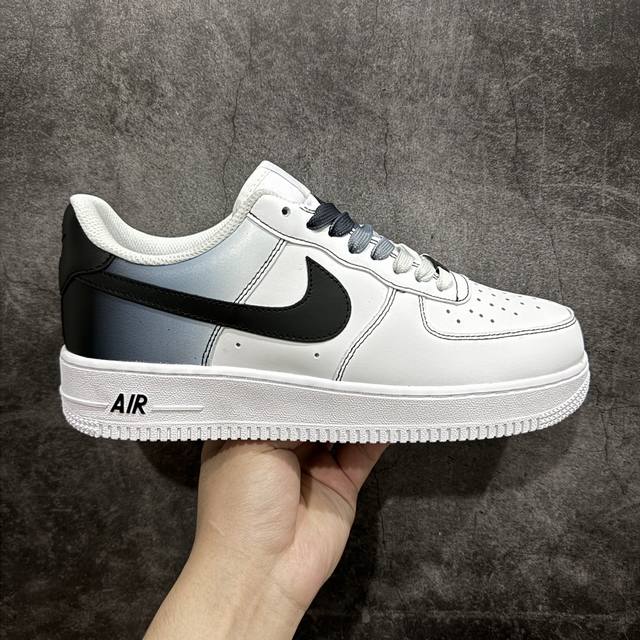 公司级 Nk Air Force 1'07 Low 官方爆款定制 二次元主题 渐变棕勾 空军一号低帮休闲板鞋 Fn0366-103 定制皮料 定制鞋盒 原楦原纸