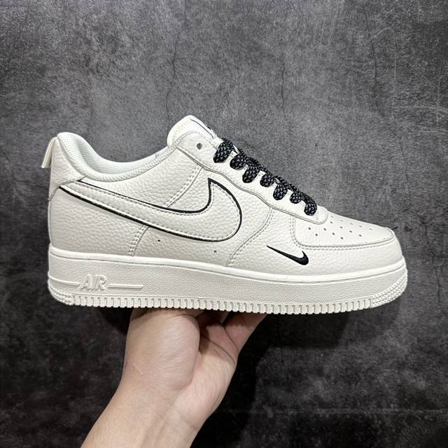 公司级 Nike Air Force 1 Low 07 白黑小钩满天星 原楦头原纸板 打造纯正低帮空军版型 专注外贸渠道 全掌内置蜂窝气垫 原盒配件 原厂中底钢