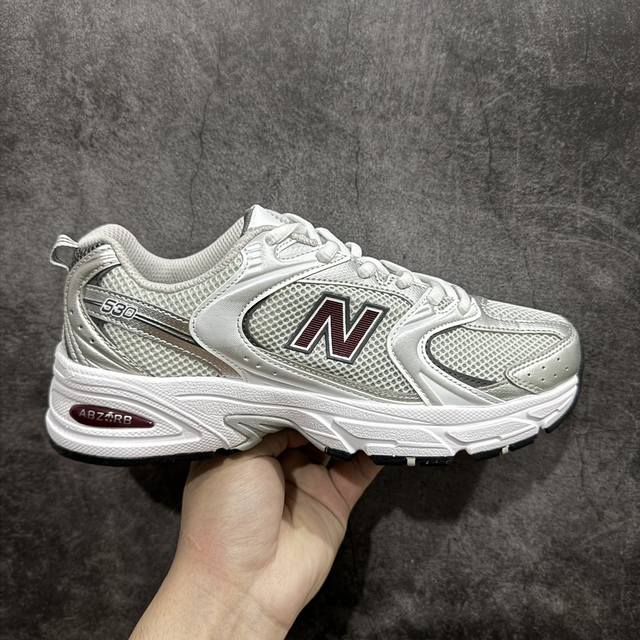 Dt版本 新百伦nb New Balance Mr530 白浅绿色mr530Gs 全套原楦原纸板原厂数据开发 原厂网纱 原装进口皮料正确卡色 正确中底拉帮中底网