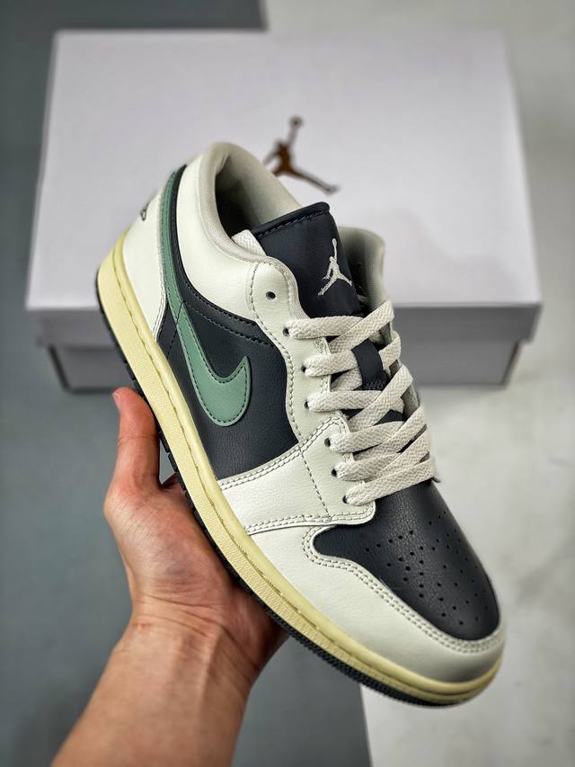 过验版#Air Jordan 1 Low Aj1 低帮文化休闲运动板鞋 市场唯一独家头层皮打造 原鞋原档案开发 原厂皮料 原档冲孔鞋头 正确满胶鞋垫 四线拉帮