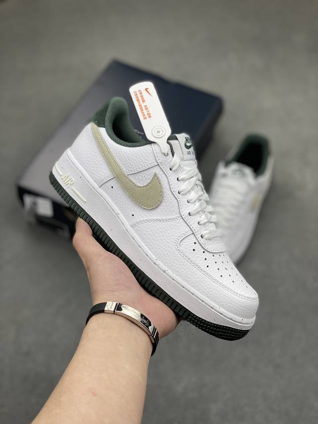 Nike Air Force 1 Low 07 白黑黄 原楦头原纸板 打造纯正低帮空军版型 专注外贸渠道 全掌内置蜂窝气垫 原盒配件 原厂中底钢印、拉帮完美 货