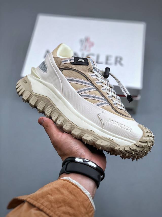 Moncler 盟可睐 蒙口 Trailgrip Gtx 抗撕裂材质山地户外鞋 鞋身采用cordura防撕裂尼龙 Gore-Tex防水材质 中底内置全掌碳板 支