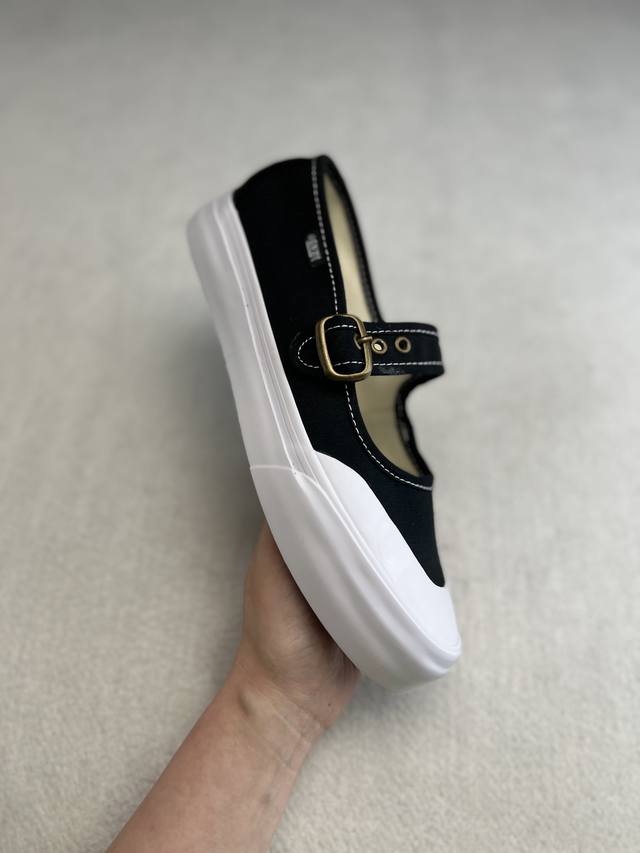 Vans Mary Jane 舒适 防滑 低帮 帆布鞋 货号：Vn000Crr6Bt 尺码：35-44