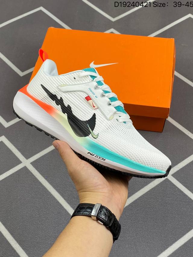 Nk Zoom Pegasus 登月39代系列 皮面透气缓震疾速跑鞋 原档案数据原厂网纱 正确高频花纹 前后掌内置zoom Air气垫 原装md大底 脚感完美还