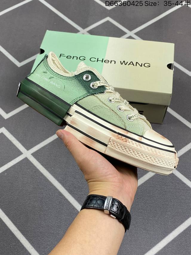 Converse X Feng Chen Wang 2In1 Chuck 70 聚氨酯软pu模压鞋垫 解构重塑联名款 重磅来袭 原版开模耗时研发 市面顶级版本