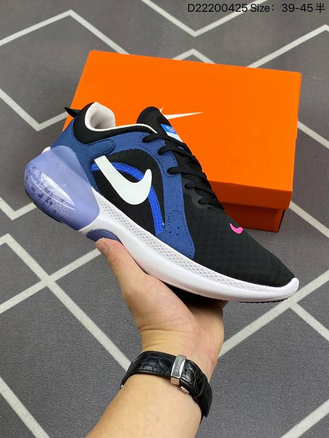 耐克nike Joyride Run Fk 飞线减震颗粒跑步鞋采用最新纳米颗粒缓震科技跑鞋款式，后跟半透明可见填满的boost，与puma之前的jamming