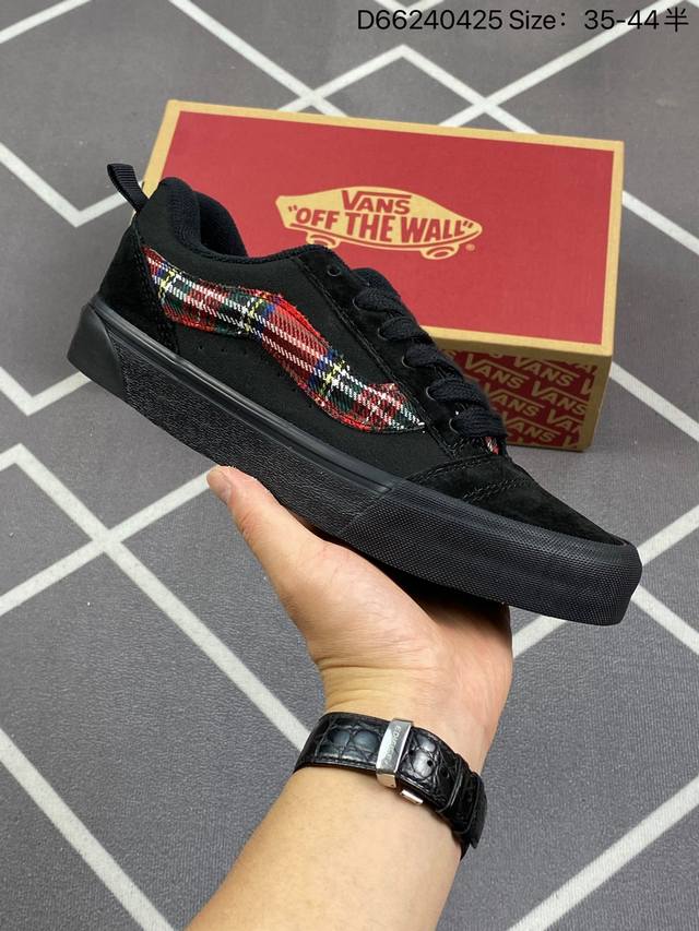 万斯 真标带半码 硫化大底 Vans Kun-Skool Vr3 货号：Vn0009Qcyu2 帆布面 低帮 板鞋 Size:35 36 36.5 37 38