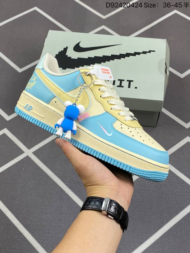 公司级 Af1耐克 Nike Air Force 1 ‘07 Low 空军一号 厚底增高百搭运动板鞋 原楦头原纸板 打造纯正空军版型，专注外贸渠道 全掌内置蜂窝