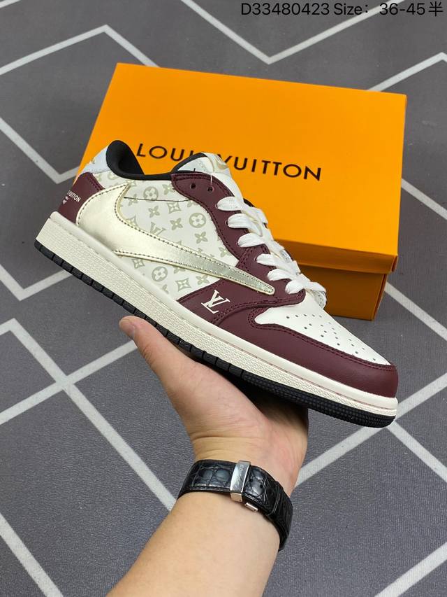 Fragment X Ts X Air Jordan 1 Low X Lv 三方联名倒钩低帮 纯原大厂出品 唯一可媲美原版 同价位区间无对手 全新的三方联名低帮