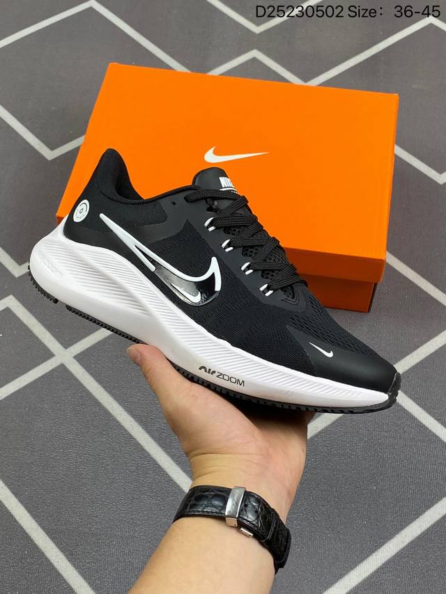 真标耐克nike Zoom Winflo 8代飞线贾卡轻质透气休闲运动跑步鞋“登月温弗洛8代” 货号: Dc3727-200 D25230502