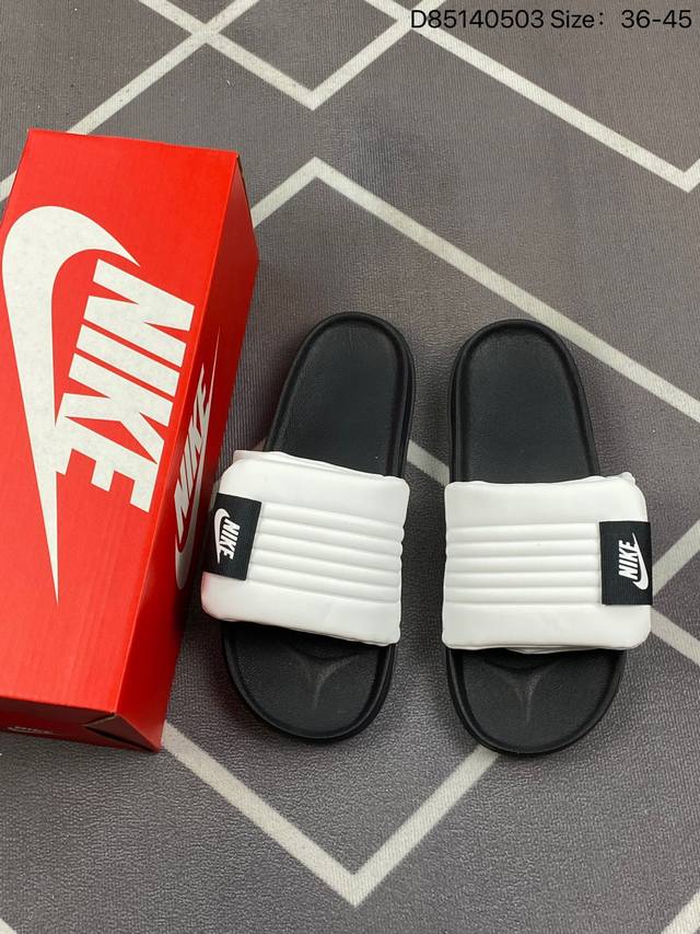 Nike Offcourt Adjust Slide 系列户外沙滩魔术贴凉拖鞋 货号：Dq9624 编码：D85140503 Size：36-45