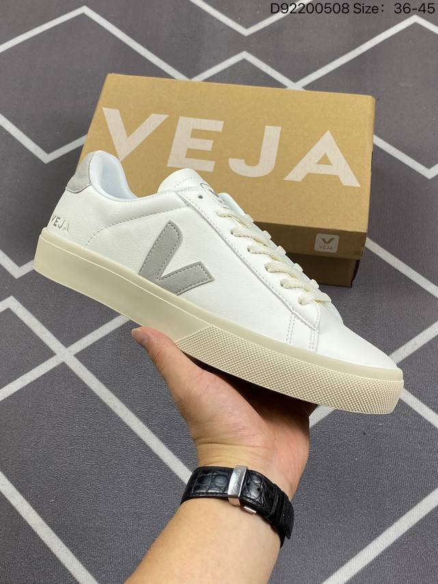 Veja Campo章若楠同款休闲法国经典字母v板鞋 D92200508 Size：36-45