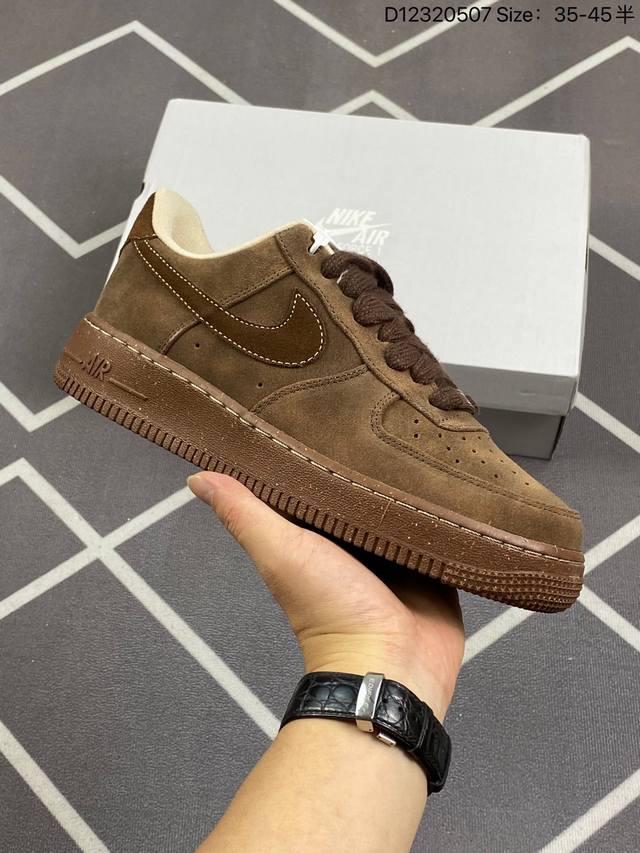 公司级 Af1耐克 Nike Air Force 1 ‘07 Low 空军一号 厚底增高百搭运动板鞋 原楦头原纸板 打造纯正空军版型，专注外贸渠道 全掌内置蜂窝