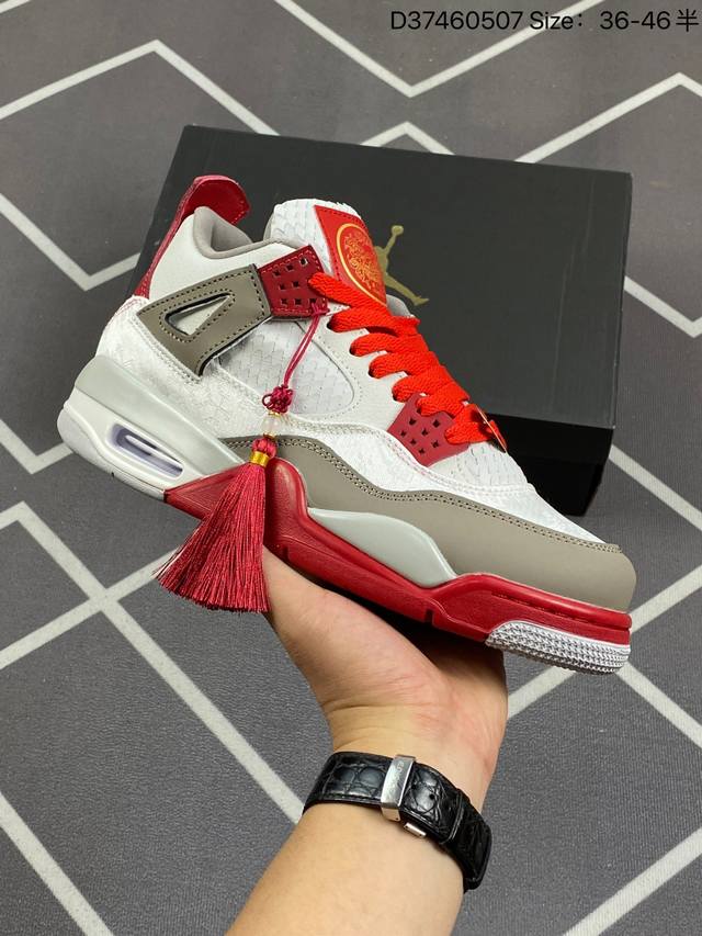 Air Jordan Dub Zero 中国风龙吟献瑞 复刻白红丝绸 纯原大厂出品 原厂材料开发 细节把控到位 主供外贸客户 打造完美鞋型 纸板中底 钢印 完美