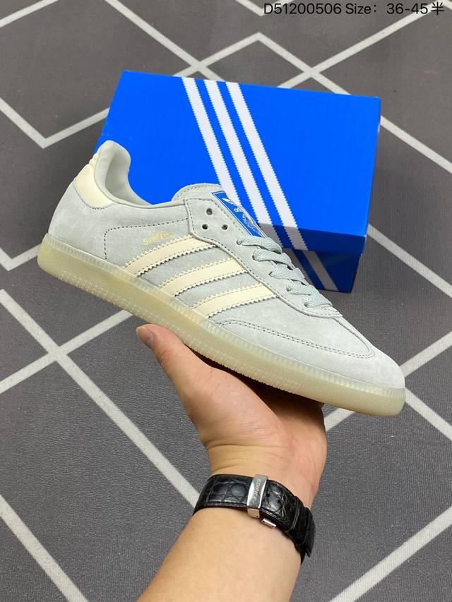 阿迪三叶草adidas Originals Samba Og 桑巴舞系列绅士德训足球风百搭低帮休闲运动板鞋ig6177 码数： 36 36.5 37 38 38