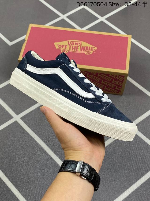 Vans Style 36 万斯低帮板鞋 采用优质帆布材质 硫化工艺 百搭舒适 D66170504 Size：35-44半