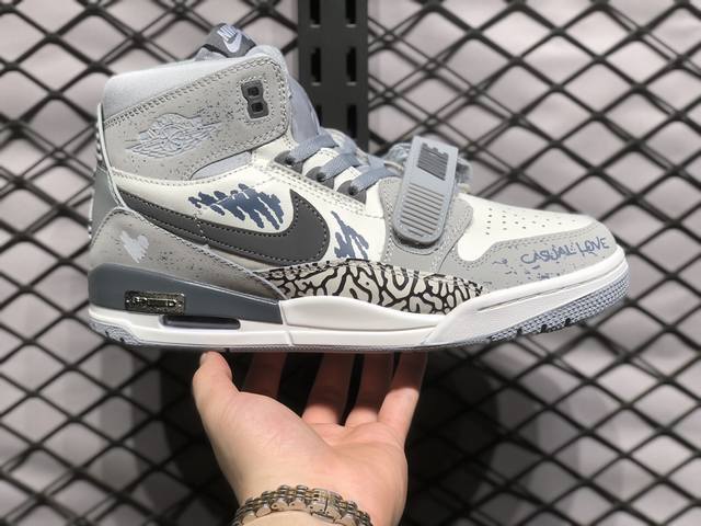 放店 耐克nike Air Jordan Legacy 312 Low”White Pine Green“乔丹最强三合一混合版本高帮文化休闲运动篮球鞋 货号：A