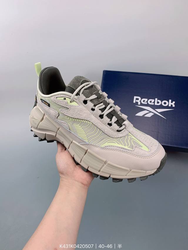 Reebok锐步 Zig Kinetica 2.5 Edge 新款跑步鞋 真标原盒 原底原面 Size：如图 编码：K43 420507