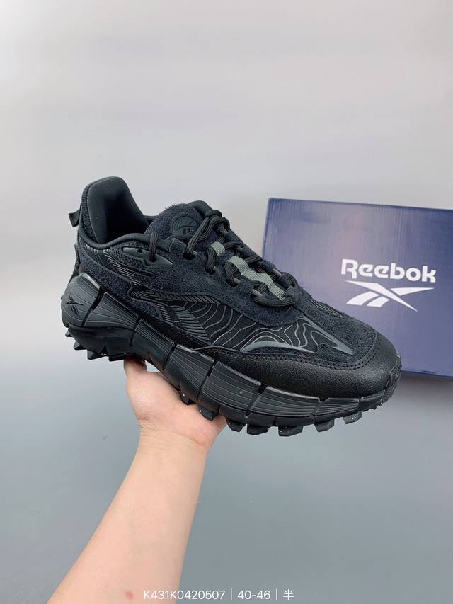 Reebok锐步 Zig Kinetica 2.5 Edge 新款跑步鞋 真标原盒 原底原面 Size：如图 编码：K43 420507