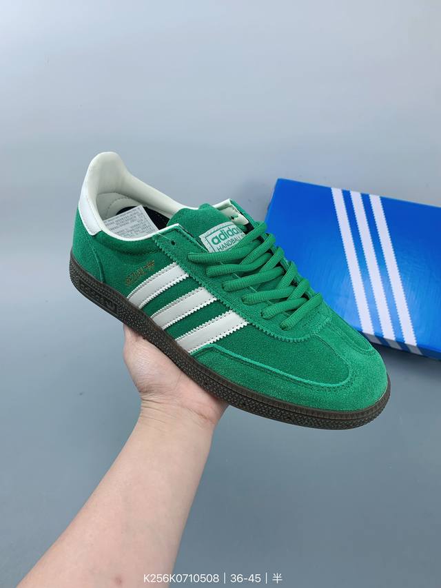 Adidas Originals Handball Spzl 阿迪达斯 低帮 舒适潮流轻便耐磨防滑低帮板鞋男女同款 1979年，阿迪达斯创造了handball