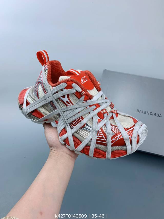 I8版 Balenciaga Runner Kith Four.Color 巴黎世家7.0 21Ss最新配色潮流复古休闲鞋#全新磨具开模 原版原装大盒 还原官方