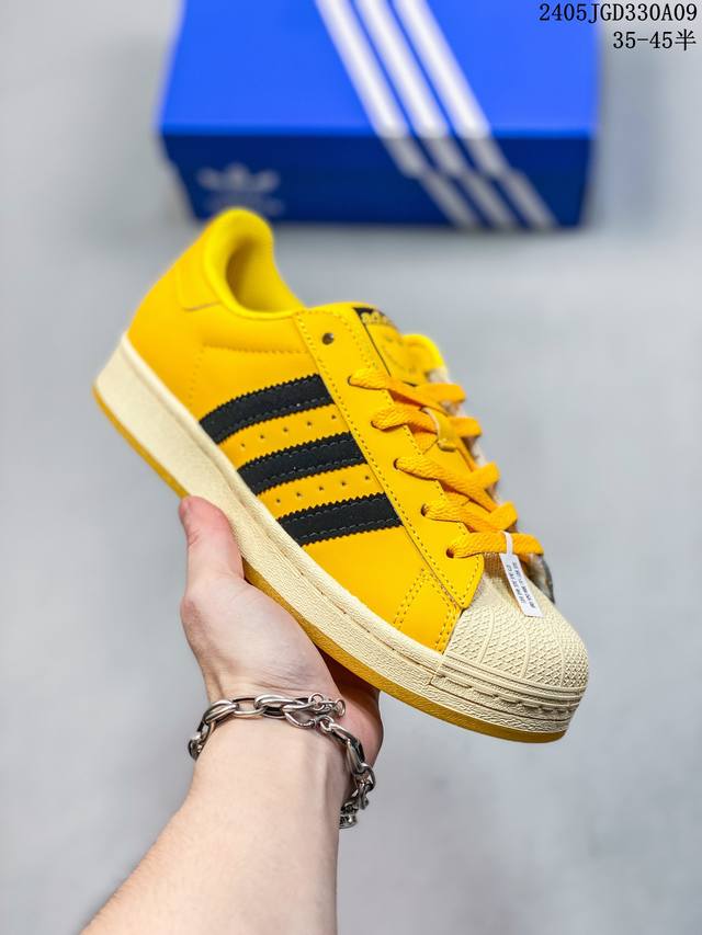 阿迪达斯adidas三叶草 Originals Superstar 贝壳头系列低帮经典百搭休闲运动板鞋 尺码35-45半 05Jgd330A09