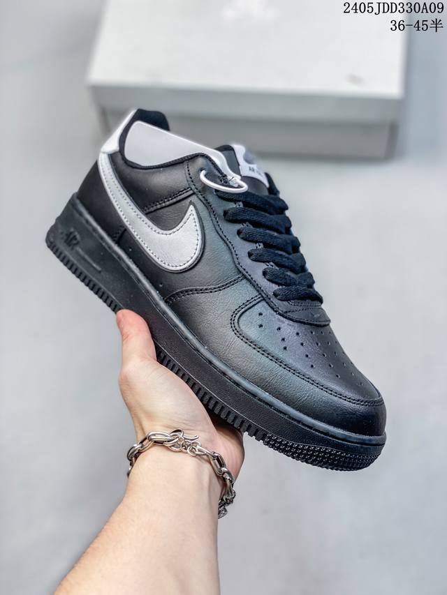 公司级带半码 耐克nike Air Force 1 Low 空军一号低帮休闲板鞋 打造纯正空军版型#专注外贸渠道 全掌内置蜂窝气垫 #原盒配件 原厂中底钢印、拉