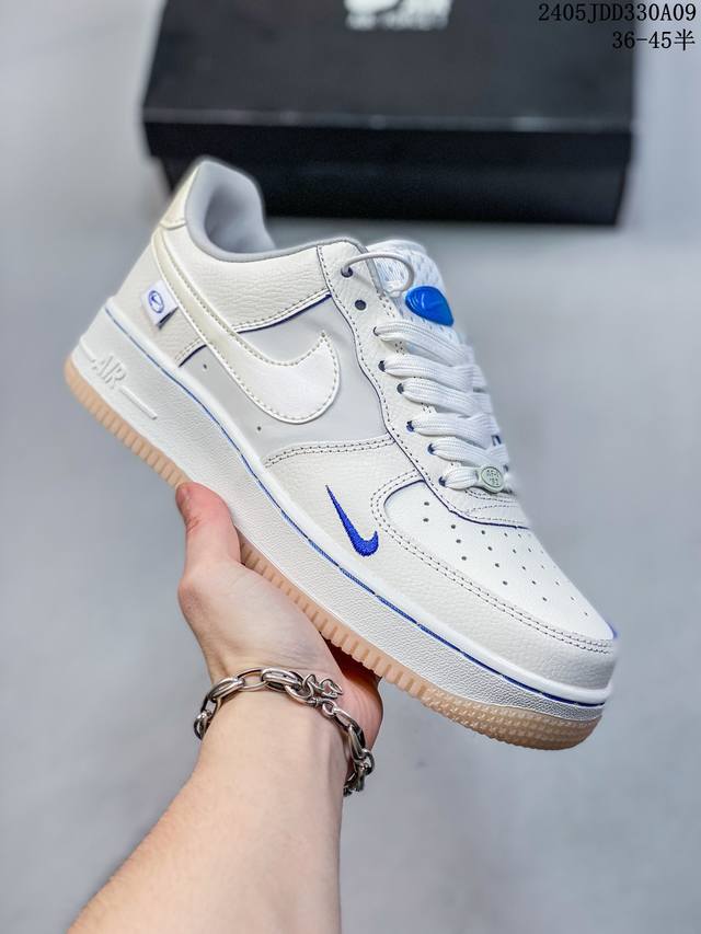 公司级带半码 耐克nike Air Force 1 Low 空军一号低帮休闲板鞋 打造纯正空军版型#专注外贸渠道 全掌内置蜂窝气垫 #原盒配件 原厂中底钢印、拉