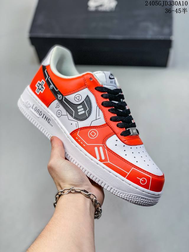 公司级带半码 耐克nike Air Force 1 Low 空军一号低帮休闲板鞋 打造纯正空军版型#专注外贸渠道 全掌内置蜂窝气垫 #原盒配件 原厂中底钢印、拉